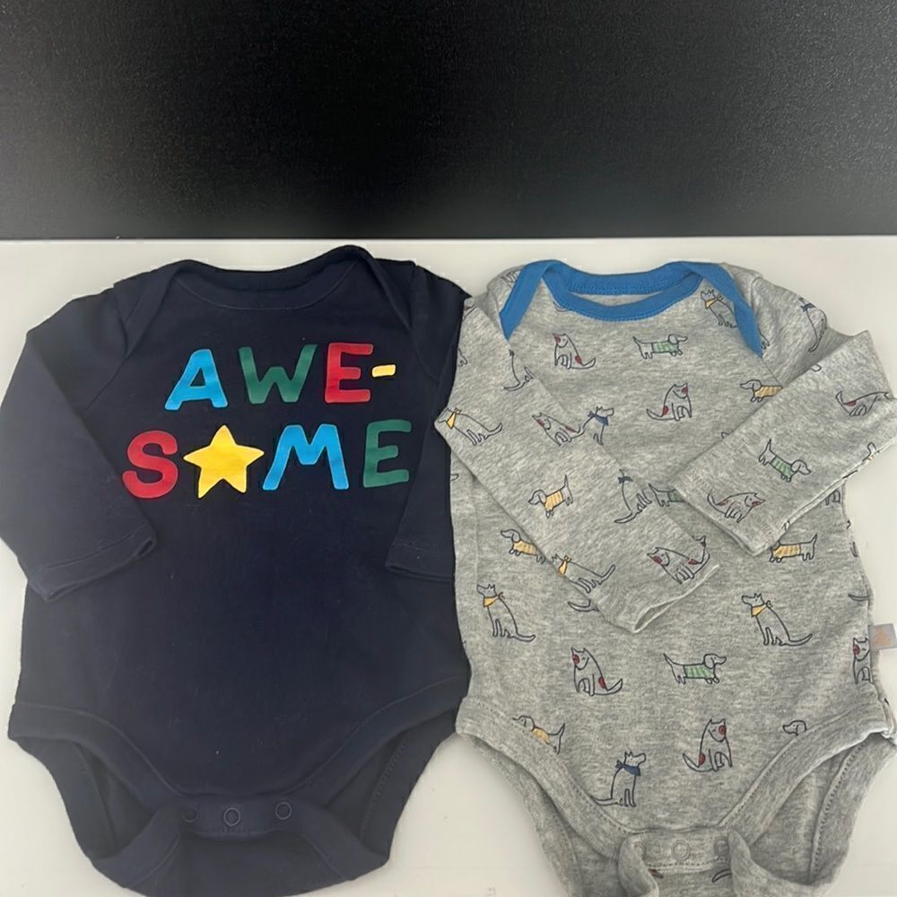2 Gap Baby Onesies